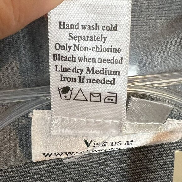 Coldwater Creek Gray Open Front Knit Cardigan Jacket Size 6 Casual Soft - Picture 4 of 6